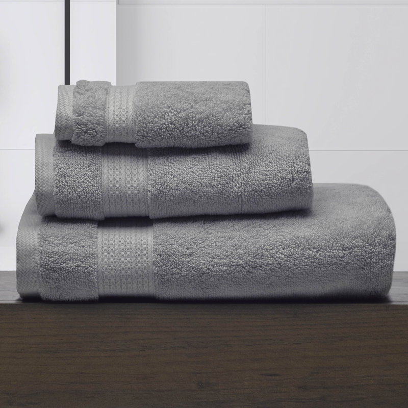 Débarbouillette 100% coton super douce, Argent