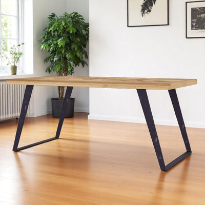 Agra Metal Base Dining Table