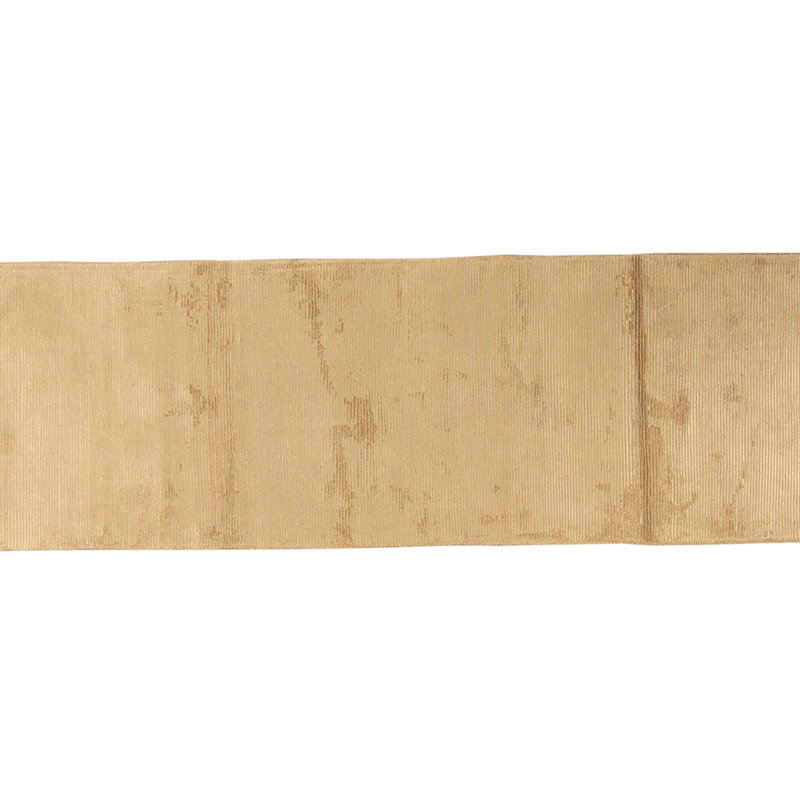 Hand Knotted Area Rug in Gold