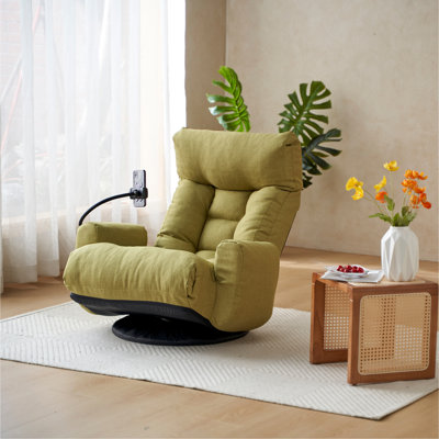 Tête et taille réglables, fauteuil de jeu, méridienne dans le salon, fauteuil pivotant à 360 degrés, fauteuil de loisir à siège rotatif