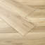 Plancher de vinyle de luxe à coller, imperméable, 9 po x 48 po, 2 mm (12 mil), chêne moissonné Ackland Elorie-125889600