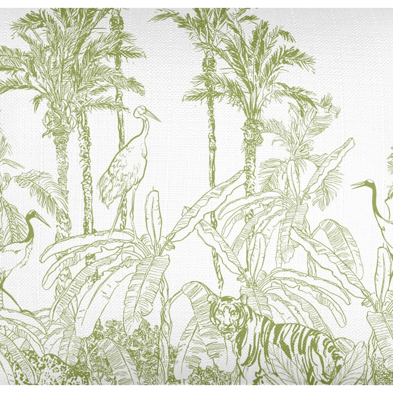 Printed Pillows Linen Pillow Cover & Insert, Black, Rectangle 14" H x 40" W, Down Blend