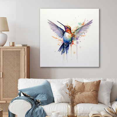 «Graceful Hummingbird I», reproduction d'art sur toile