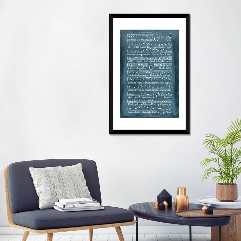 « graphic songbook iii », art textuel sur toile, H 32 po x l 24 po x P 1 po, Papier d'art encadré noir, Blanc