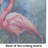 Flamingo Glass Cutting Board Large
