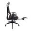 Chaise de bureau inclinable ergonomique en filet avec support lombaire et repose-pieds Techni Mobile