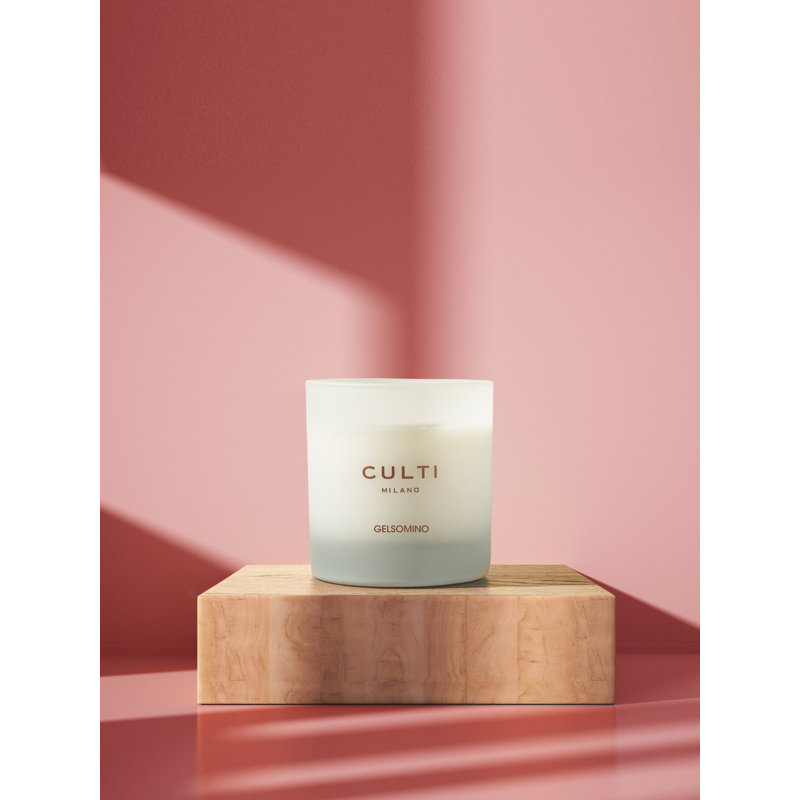 White Vase Candle - 270G, 9.52 oz Jar
