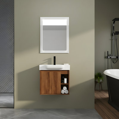 Compact Wall-Mounted Vanity