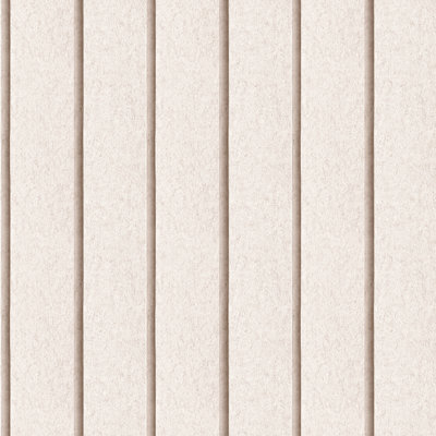 Papier peint beige à lattes Luxe