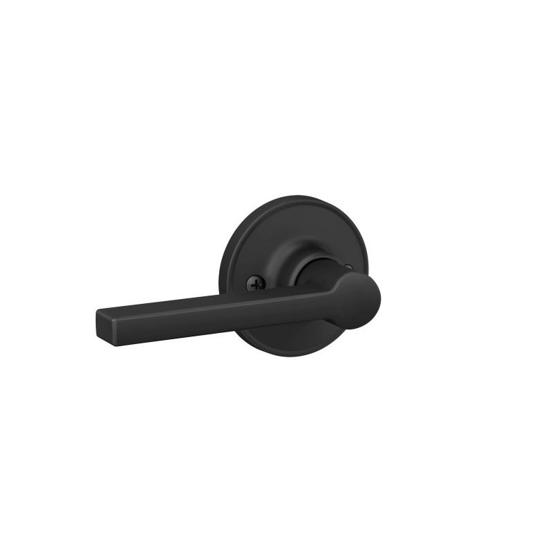 Solstice Lever Non-Turning Lock, Matte Black