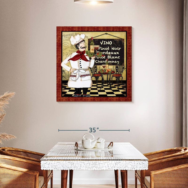Yarlin Bistro Chef, 36" H x 36" W
