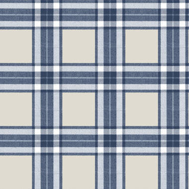 Tartan Blue Wallpaper by Galerie Wallpaper