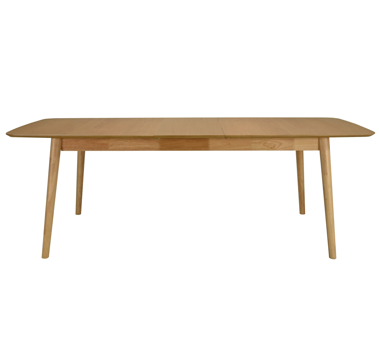 Hardvard Indoor Oak and Wood Extendable Dining Table, Oak Wood