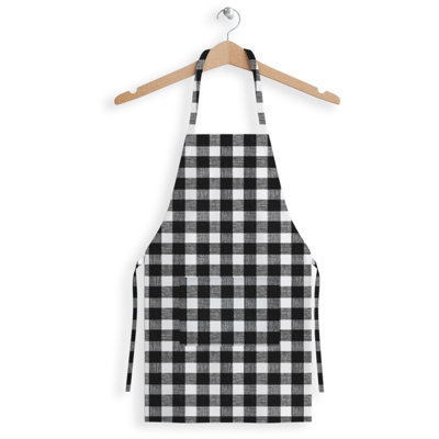 Plaid Bib Apron