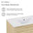 Cascade 36" Freestanding Bathroom Vanity in Natural oak with Sink Top-98796177