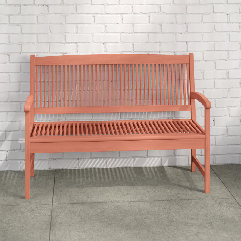 Stockholm Wood Outdoor Bench, 120 cm x 46 cm