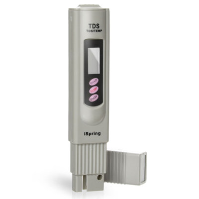 iSpring TDS3 3-Button Digital Water Quality Test Meter with Temperature Test Function