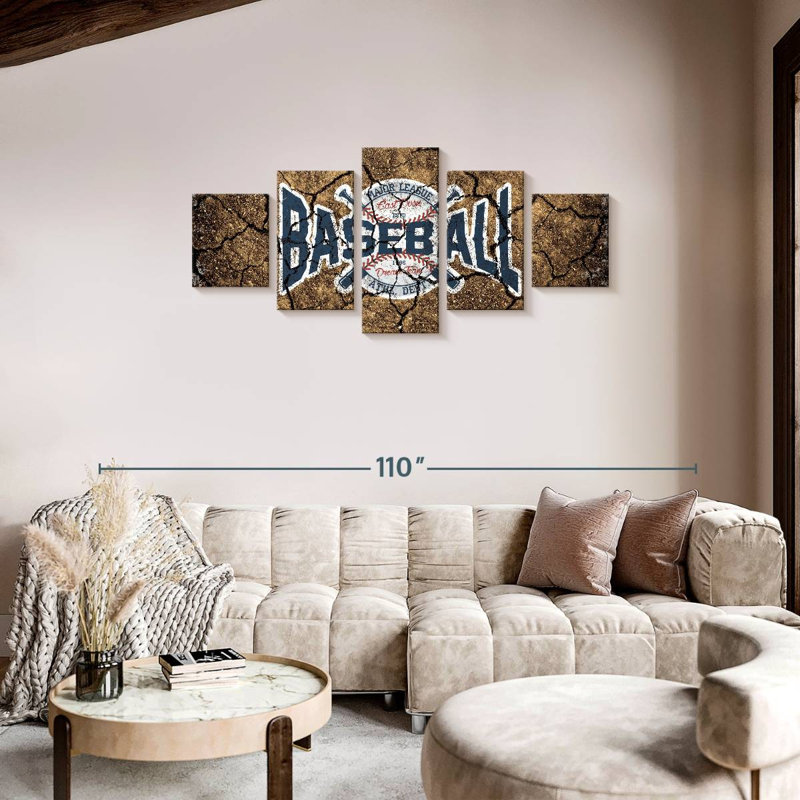 Major League Dream Team Baseball, 34" H x 74" W