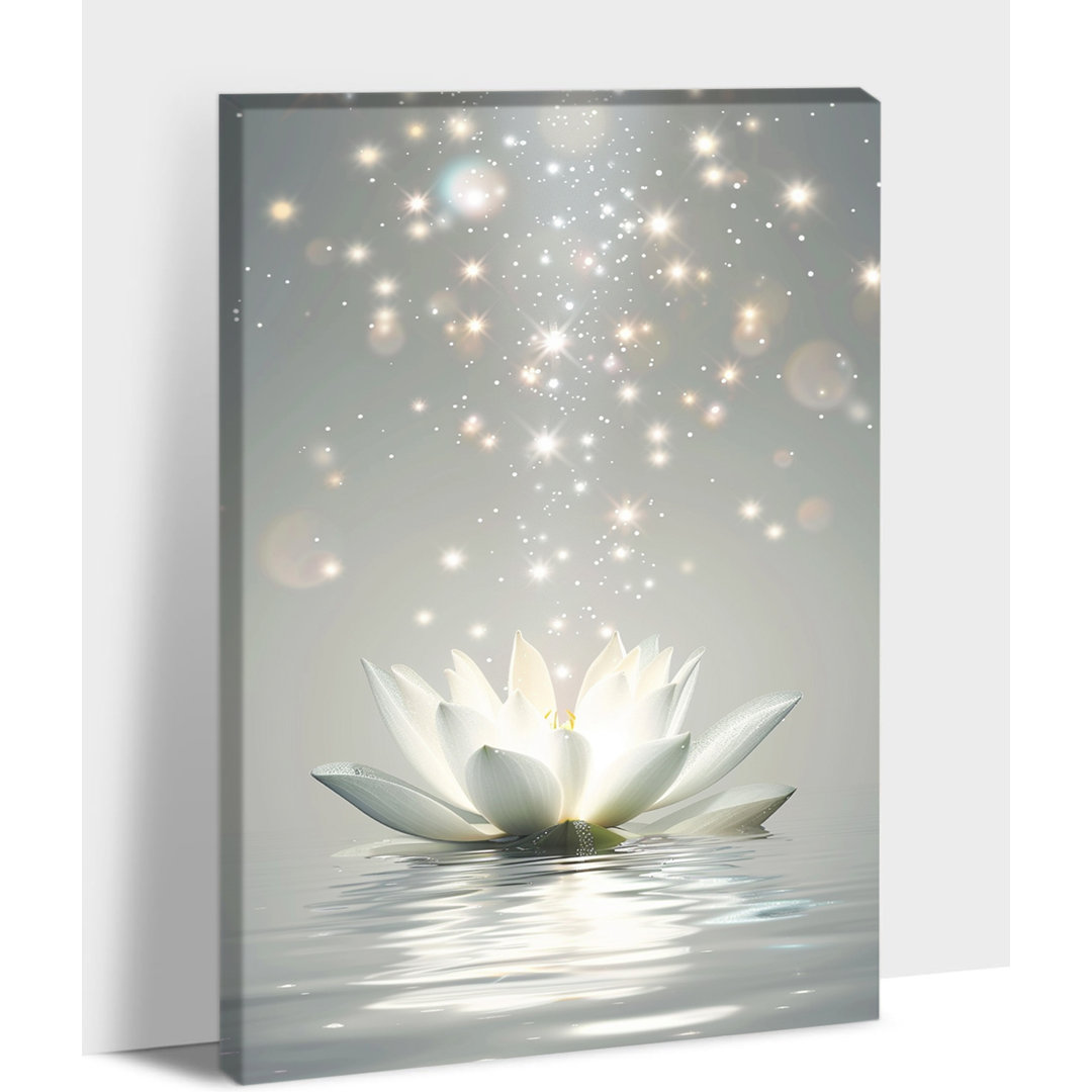 Lancey Grey Zen Wall Art, Zen Spa Bathroom Canvas Wall Art Decor, Ready to Hang Ivy Bronx Overall