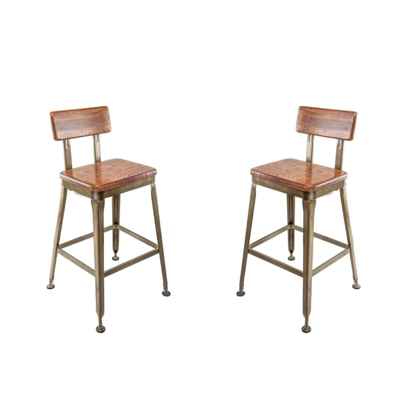 Northbridge Counter Stool with Metal Frame, Bar Stool (30" Seat Height)