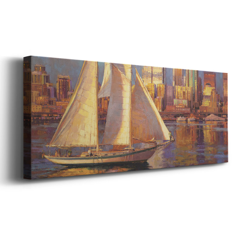 Toile tendue Emerald City-Gallery, H 12 po x l 30 po x P 1,5 po
