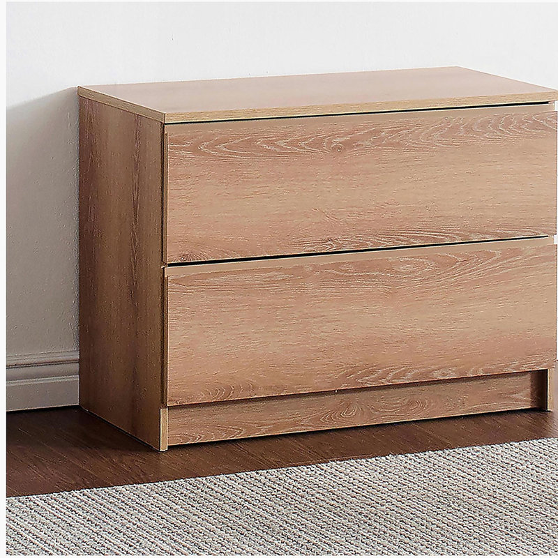 Devi Oak Wood Closet System, Oak