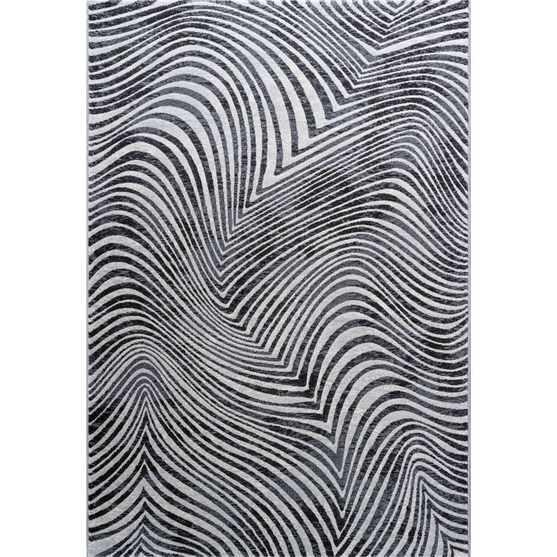 Galleria Grey/Charcoal Rug, Rectangle 240 x 330cm