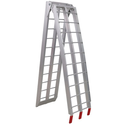 Rampes de chargement en aluminium, capacité de 1500 lb par paire, avec sangles de sécurité, rampes pour motos, rampes pour camions de VTT, rampes de hayon