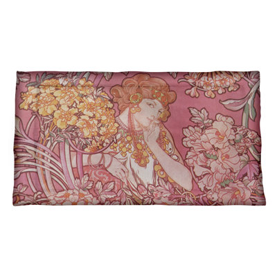 Alphonse Mucha Polyester Sham Set