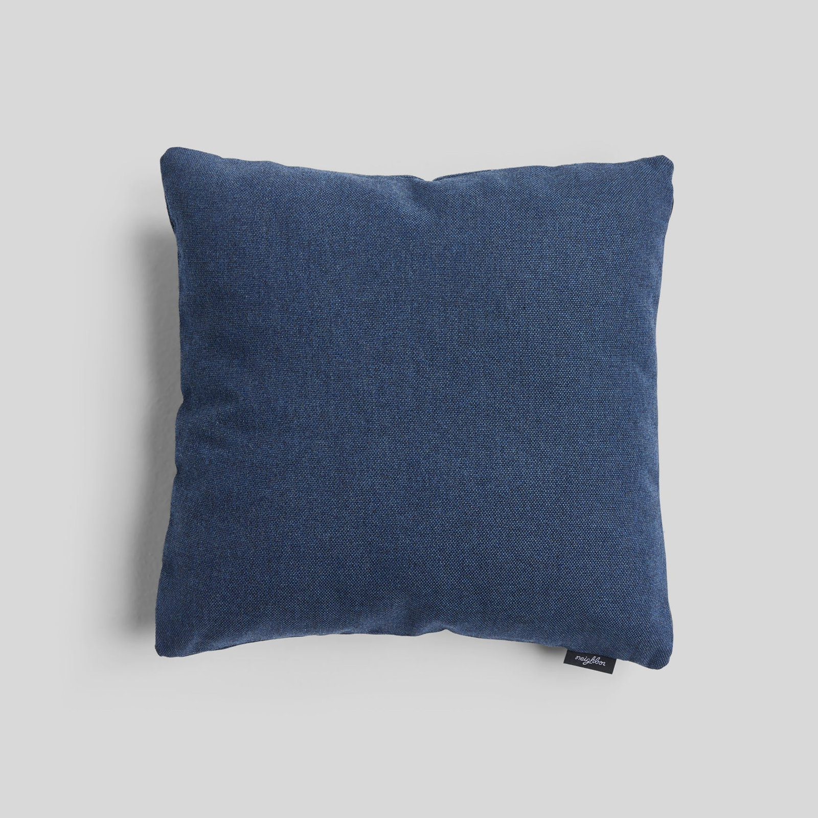 Crosshatch Sunbrella® Indoor/Outdoor Throw Pillow, 20"H x 20"W, Square, Indigo