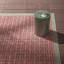 Geometric Area Rug in Dust Pink/Green/Beige-280133470