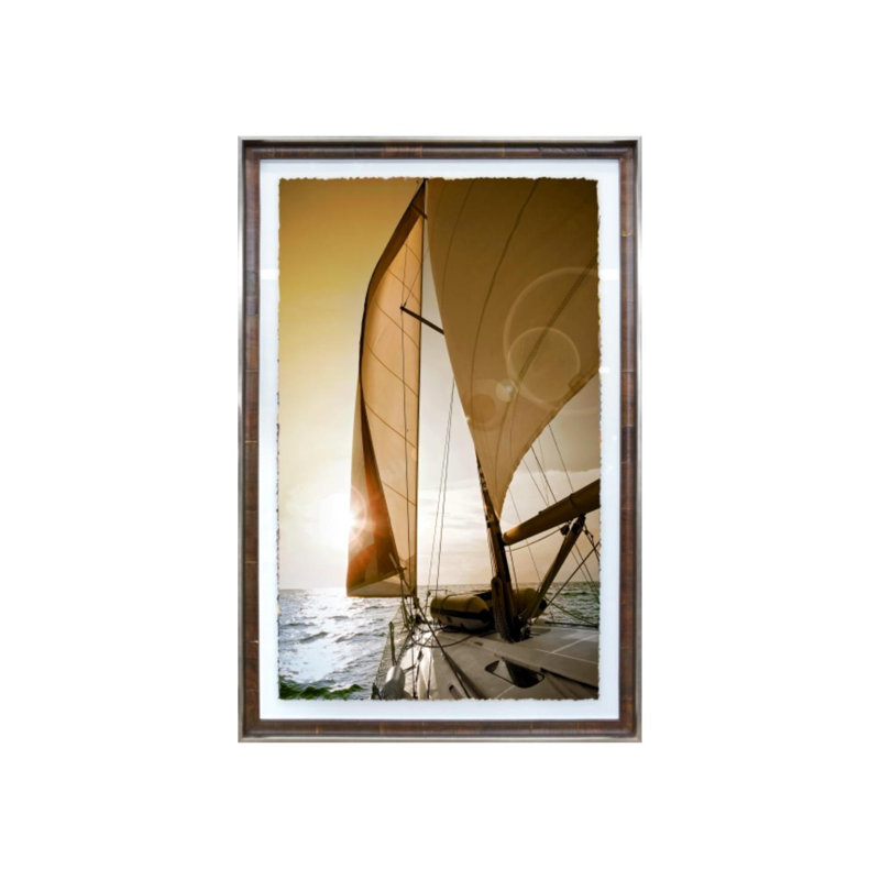 Sunset Sail III Print by Sofia Fox, Outdoor, 45" H x 30" W x 1.5" D