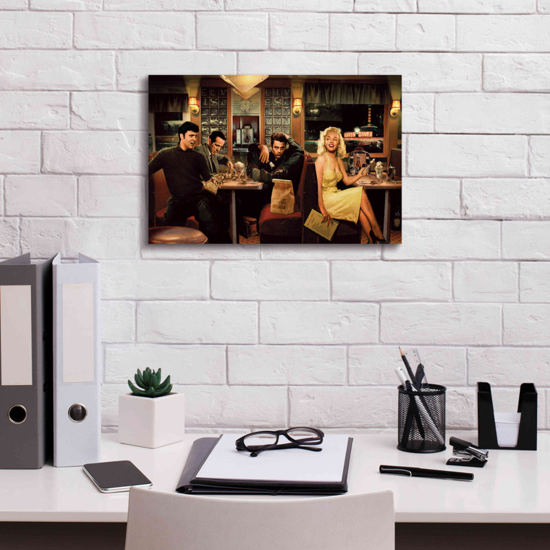Sur toile, H 12 po x l 18 po x P 0,75 po