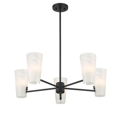 Dupuis Chandelier in Matte Black