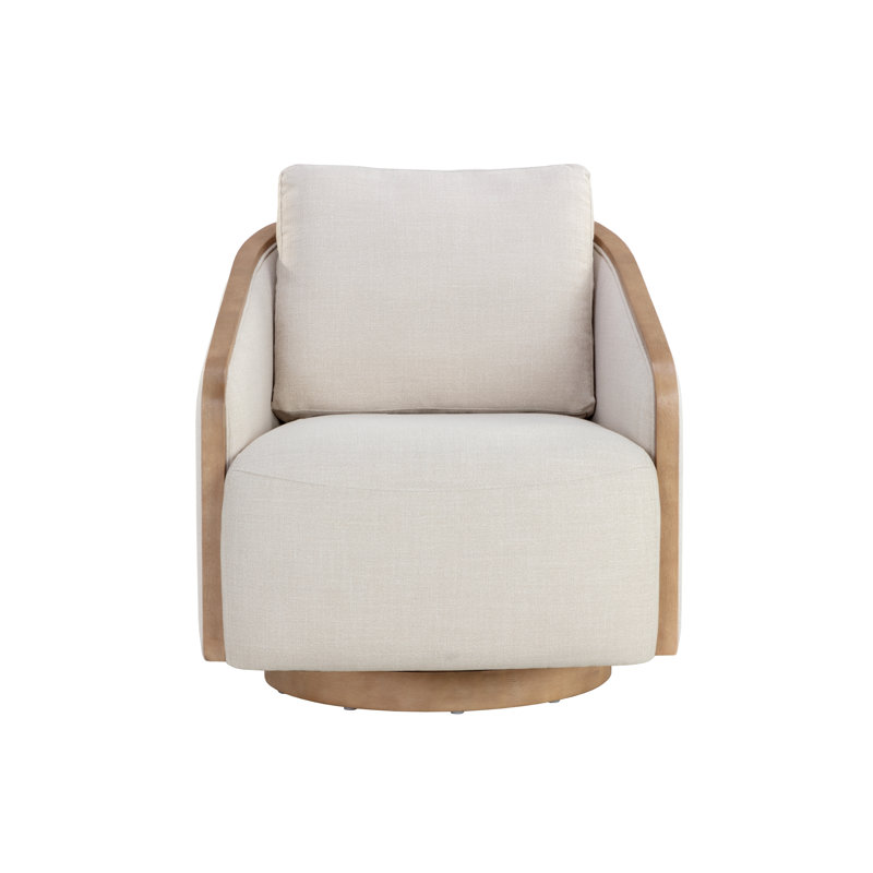31,5 po de largeur, Polyester crème, Marron clair