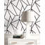 Rouleau de papier peint L 33 pi x l 20,9 po Vicente Metro-123461687
