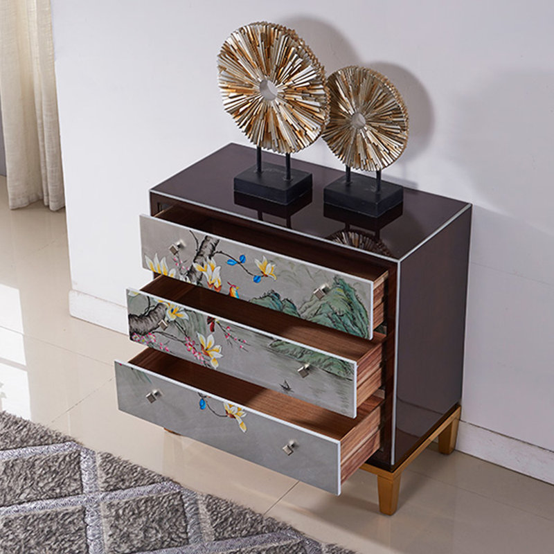 Console à trois tiroirs