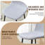 Ensemble de table de salle à manger rectangulaire pour 6 personnes, ensemble de table de salle à manger de style campagnard de 71 po avec 6 chaises rembourrées et tablette de rangement, plateau de table en bois avec structure en métal, fendu noir / bois-579841607