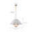 4-round cloth cover adjustable iron pendant light