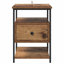 40cm W Manufactured Wood Bedside Table-344434084