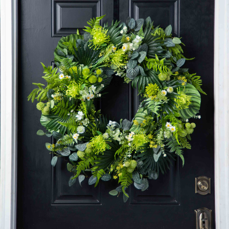 Couronne artificielle mixte, H 32 po x l 32 po x P 6 po