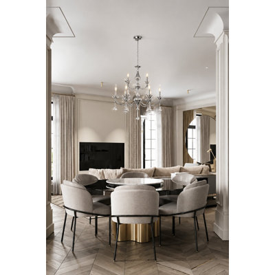 Lustre en cristal 9 lumières Jayleana 