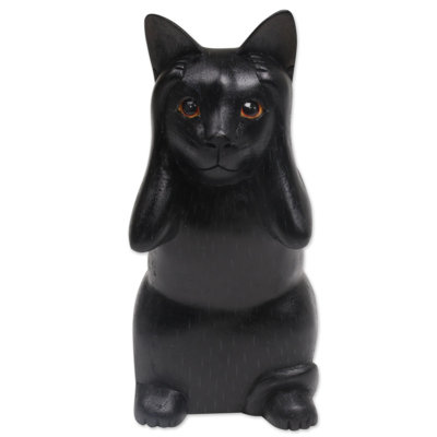 Figurine Kitty Hears No Evil