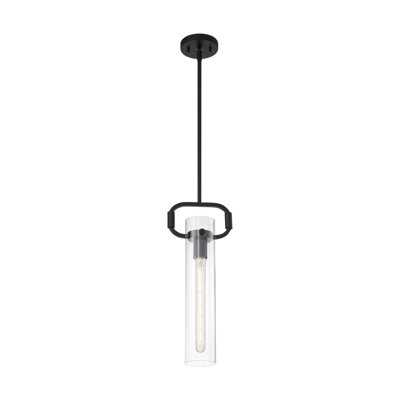 Luminaire suspendu cylindrique à 1 lumière Shay