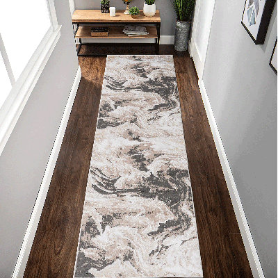 Tapis brun / abstrait NAAR Payas