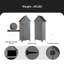 Armoire de rangement extérieure, remise à outils, remise de jardin en bois, L 30,3 po x l 21,3 po x H 70,5 po-91285084