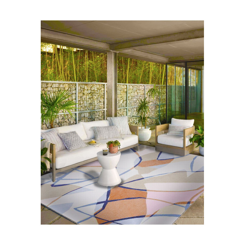 Tapis tissé à motif de bordures à bordure tissée lavable à la machine, Tapis de couloir 3 pi 3 po x 6 pi 7 po inclus