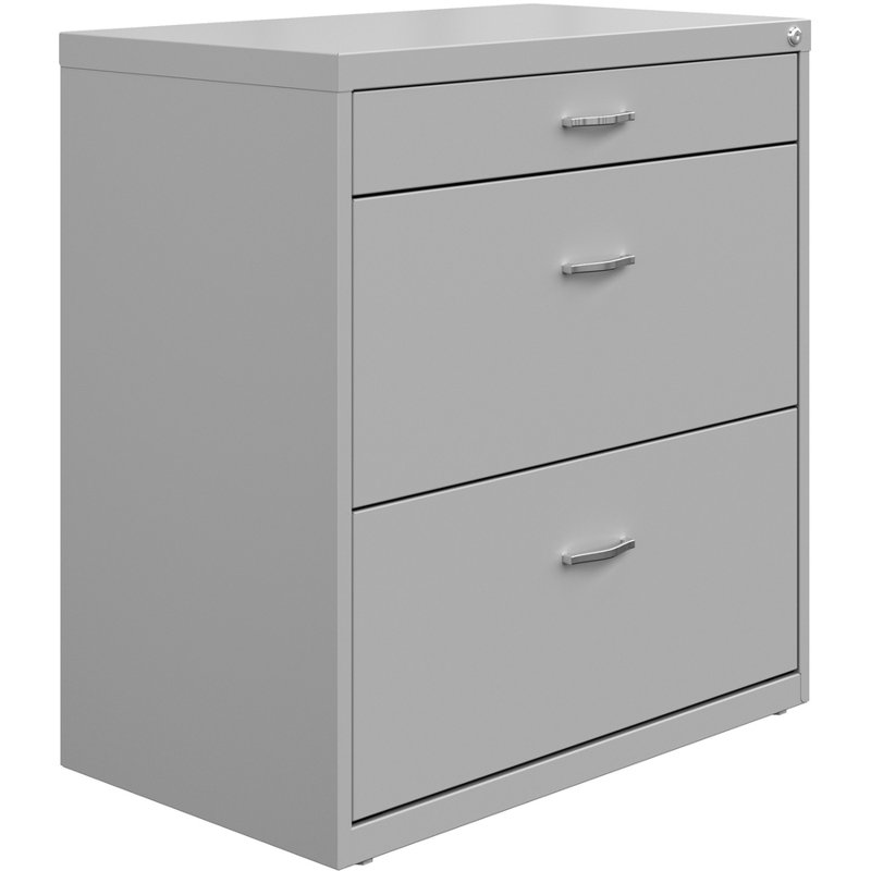 Onetta 30" Wide Pencil Drawer Lateral File Cabinet, Gray