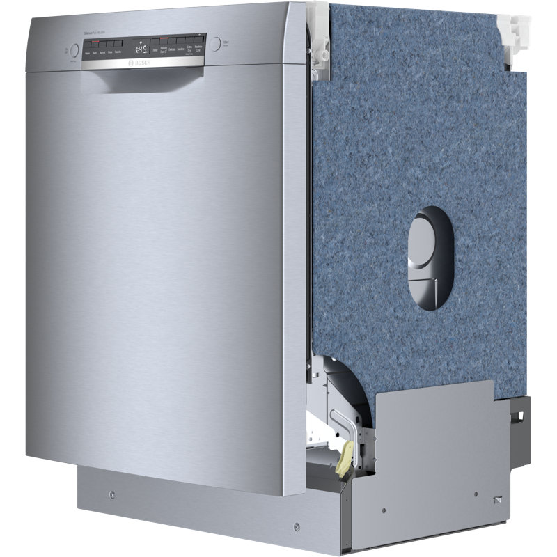 300 Series 24" ADA Front Control Smart Built-In Dishwasher with Home Connect and 46 Dba, Stainless Steel