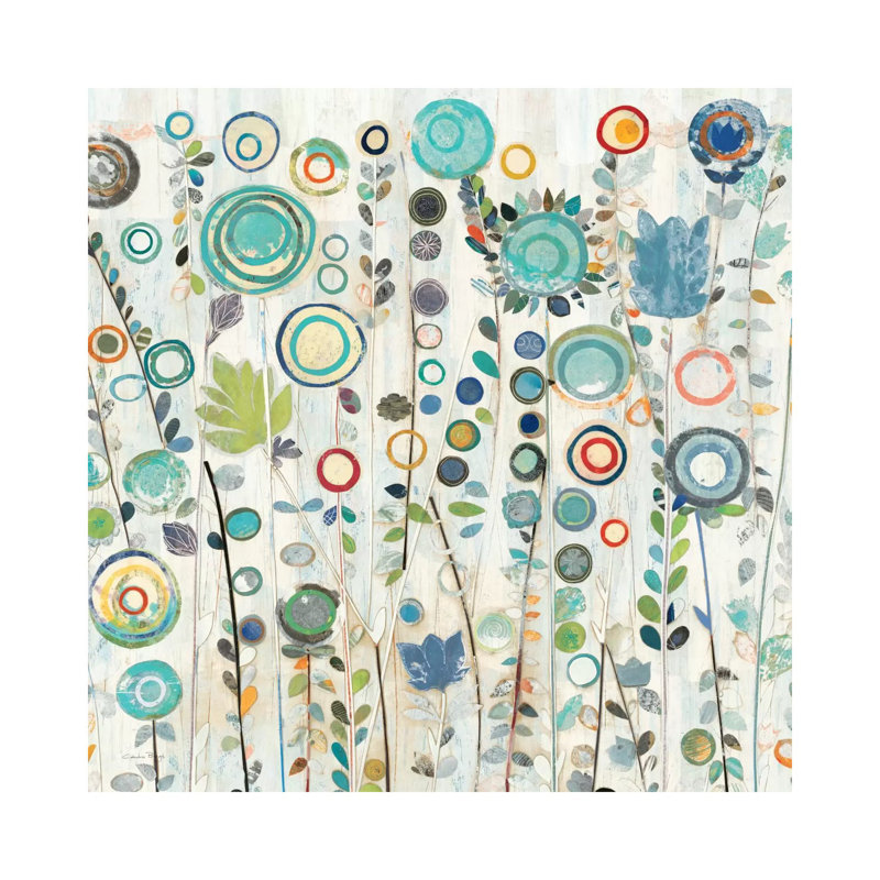 « ocean jardin i square », impression, H 37 po x l 37 po x p 1,5 po, Toile